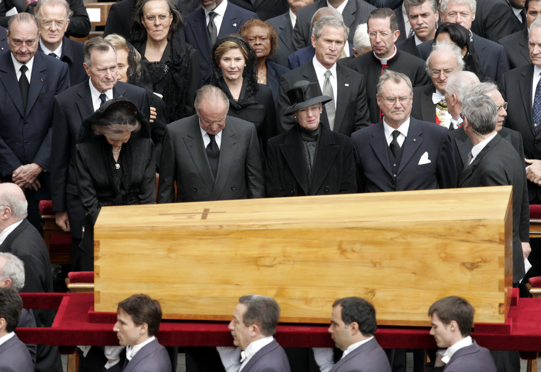 2005: Pope John Paul II's funeral